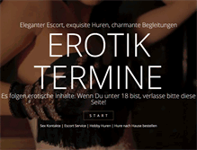 Tablet Screenshot of erotik-termine.com